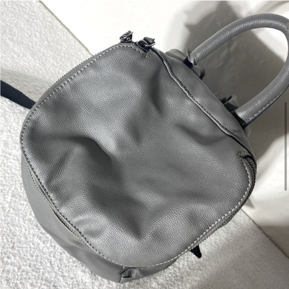 5/$25 Seven Days Grey Vegan (Faux) Leather Backpack - Picture 8 of 14